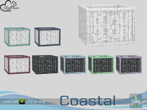 Sims 4 — Coastal Living Deco Wicker Basket by BuffSumm — Part of the *Coastal Living Set* Created by BuffSumm @ TSR