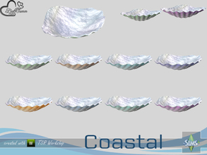 Sims 4 — Coastal Living Deco Shell 2 Large by BuffSumm — Part of the *Coastal Living Set* Created by BuffSumm @ TSR