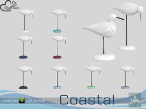 Sims 4 — Coastal Living Deco Seagull v2 by BuffSumm — Part of the *Coastal Living Set* Created by BuffSumm @ TSR