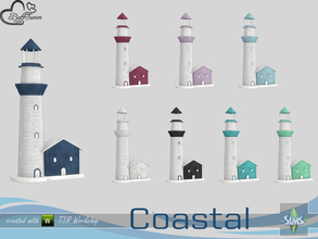 Sims 4 — Coastal Living Deco Lighthouse v2 by BuffSumm — Part of the *Coastal Living Set* Created by BuffSumm @ TSR
