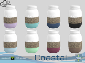 Sims 4 — Coastal Living Deco Jar v1 by BuffSumm — Part of the *Coastal Living Set* Created by BuffSumm @ TSR