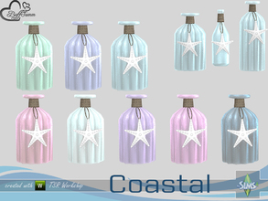 Sims 4 — Coastal Living Deco Bottle v1 by BuffSumm — Part of the *Coastal Living Set* Created by BuffSumm @ TSR