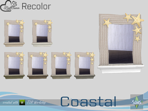 Sims 4 — Coastal Living Fine Wood Recolor Mirror by BuffSumm — Part of the *Coastal Living Set* Created by BuffSumm @ TSR