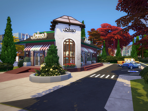 Sims 4 — Olive's - NO CC! by melcastro912 — Located on a 30x20 lot, Olive's is an Italian food restaurant for you to