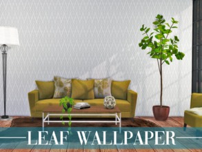 Sims 4 — Leaf Wallpaper by taraab — New leaf wallpaper with 5 colours. Enjoy :)