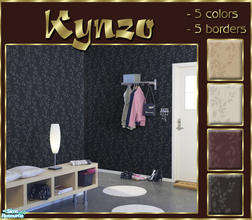 Sims 2 — Kynzo by elmazzz — These realistic looking wallpapers will give your Sims home a more glamorous look.