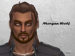 Sims 4 — Morgan Wolf by SullyDark — Halloween Season - Morgan Wolf A lonely wolf lurking at night. *Adult *CC links on
