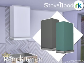 Sims 4 — Reina Kitchen Stove Hood by nikadema — I know that this is not a classic hood. I wanted it to be similar to the