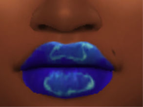 Sims 4 — KidaK Glossy Lip Kit by Kida_K — Comes in 4 swatches: Pink,Purple,Brown,Red and Blue Enjoy and happy simming! 