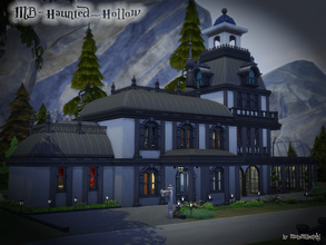 Sims 4 — MB-Haunted_Hollow by matomibotaki — The glory of the residence is already begone, but the haunted stories are