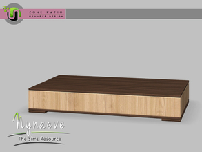 Sims 4 — Zone Patio - Coffee Table by NynaeveDesign — Zone Patio - Coffee Table Located in: Surfaces - Coffee Tables