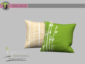 Sims 4 — Zone Patio - Throw Pillow V1 by NynaeveDesign — Zone Patio - Throw Pillow V1 Located in: Decor - Miscellaneous