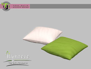 Sims 4 — Zone Patio - Throw Pillow V2 by NynaeveDesign — Zone Patio - Throw Pillow V2 Located in: Decor - Miscellaneous
