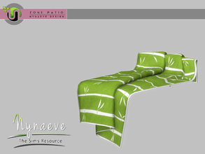 Sims 4 — Zone Patio - Throw Blanket by NynaeveDesign — Zone Patio - Throw Blanket Located in: Decor - Miscellaneous