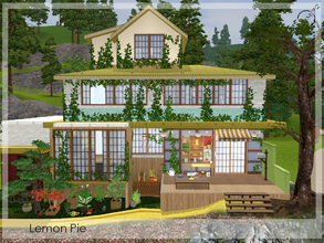 Sims 3 — Lemon Pie by timi722 — Home for a small family. Unfurnished. Open area on the ground floor and on the upper