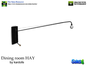 Sims 4 — kardofe_Dining room HAY_Wall light by kardofe — Wall light, modern design and orignal 