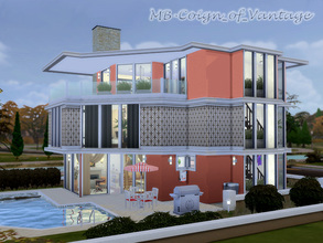 Sims 4 — MB-Coign_of_Vantage by matomibotaki — Lovely and unique family home. Has 3 floors and lots of space and corners.