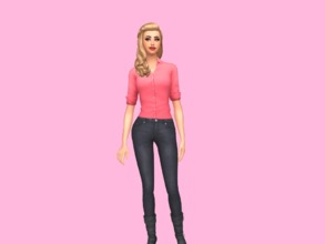 Sims 4 — Pink Cas (Create A Sim) Background by Simmer2048 — I made a pastel-ish pink cas background hope you like it. I