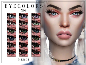 Sims 4 — Eyecolors N03 by -Merci- — Eyecolors in 18 Colours. Unisex. Child to Elder.