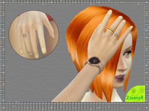 Sims 4 —  A little tattoo star by lurania — A little star for right hand finger, for all occasions. - female only - from