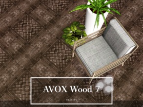 Sims 3 — AVOX Wood 7 by Pralinesims — By Pralinesims 