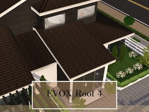 Sims 3 — EVOX Roof 4 by Pralinesims — By Pralinesims