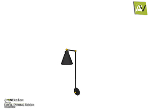 Sims 3 — Eiffel Wall Lamp by ArtVitalex — - Eiffel Wall Lamp - ArtVitalex@TSR, Nov 2018