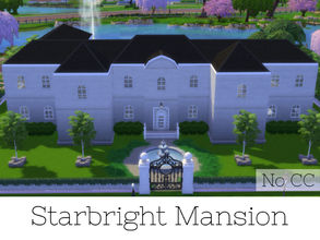 Sims 4 — Starbright Mansion by diaaa1112 — Starbright Mansion is a luxurious home for a big family, built in Newcrest.