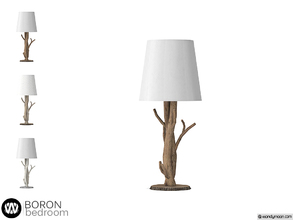 Sims 4 — Boron Table Lamp by wondymoon — - Boron Bedroom - Table Lamp - Wondymoon|TSR - Creations'2018