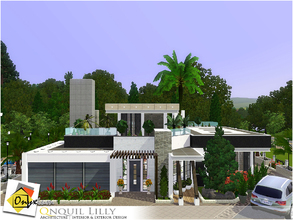 Sims 3 — Qnquil Lilly by Onyxium — On the first floor: Living Room | Dining Room | Kitchen | Bathroom | Adult Bedroom |