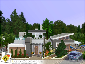 Sims 3 — Radix Codonopsis by Onyxium — On the first floor: Living Room | Dining Room | Kitchen | Bathroom | Adult Bedroom