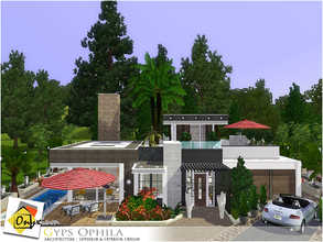 Sims 3 — Gyps Ophila by Onyxium — On the first floor: Living Room | Dining Room | Kitchen | Bathroom | Adult Bedroom |