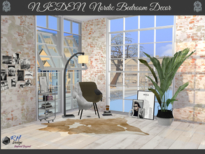 Sims 4 — NEIDEN Nordic Bedroom Decor by RightHearted — ''You don't need too much to be cool!'' Posters, wall arts, books,