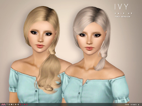 Sims 3 — Ivy ( Hair 69 ) - Version 2 by TsminhSims — - S3Hair - New meshes - All LODs - Smooth bone assigned