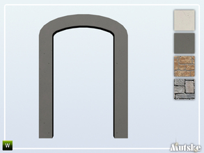 Sims 4 — Nome Arch Bended 2x1 by Mutske — Part of the Nome Constructionset. Made by Mutske@TSR. 