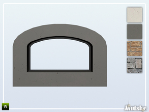 Sims 4 — Nome Window Arch Small 2x1 by Mutske — Part of the Nome Constructionset. Made by Mutske@TSR. 