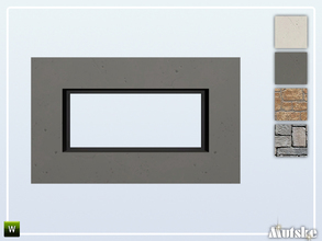 Sims 4 — Nome Window Privat 2x1 by Mutske — Part of the Nome Constructionset. Made by Mutske@TSR. 