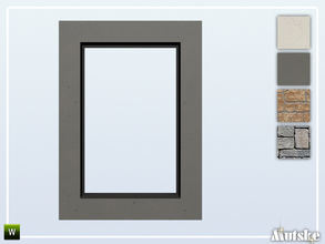 Sims 4 — Nome Window Tall 2x1 by Mutske — Part of the Nome Constructionset. Made by Mutske@TSR. 