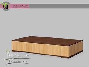 Sims 3 — Zone Patio - Coffee Table by NynaeveDesign — Zone Patio - Coffee Table Located in: Surfaces - Coffee Tables