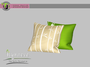 Sims 3 — Zone Patio - Throw Pillow V2 by NynaeveDesign — Zone Patio - Throw Pillow V2 Located in: Decor - Miscellaneous