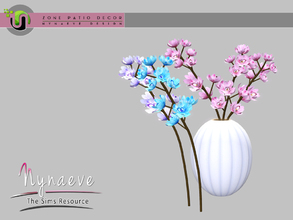 Sims 3 — Zone Patio - Flower Branch by NynaeveDesign — Zone Patio - Flower Branch Located in: Decor - Plants Price: 177