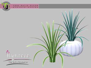 Sims 3 — Zone Patio - Aloe by NynaeveDesign — Zone Patio - Aloe Located in: Decor - Plants Price: 177 Tiles: 0.5x0.5