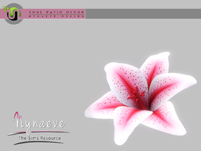 Sims 3 — Zone Patio - Lily Flower by NynaeveDesign — Zone Patio - Lily Flower Located in: Decor - Plants Price: 177