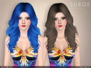 Sims 3 — Surge ( Hair 70 ) by TsminhSims — - S3Hair - New meshes - All LODs - Smooth bone assigned