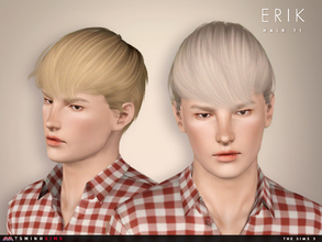Sims 3 — Erik ( Hair 71 ) by TsminhSims — - S3Hair - New meshes - All LODs - Smooth bone assigned