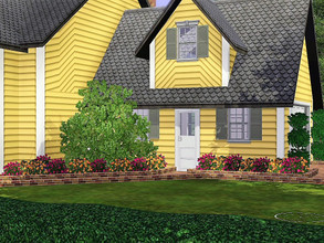 Sims 3 — Empty House Yellow  no CC by sgK452 — Hidden Springs -Big empty house. The walls and ceilings are tinted. You
