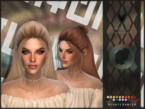 Sims 4 — Nightcrawler-Vanilla by Nightcrawler_Sims — NEW HAIR MESH T/E Smooth bone assignment All lods 22colors Works