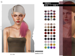 Sims 3 — LeahLillith Twinkle Hair  by Leah_Lillith — Twinkle Hair All LODs Smooth bones hope you will enjoy^^