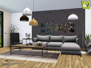 Sims 3 — Neptun Living Room by ArtVitalex — - Neptun Living Room - ArtVitalex@TSR, Dec 2018 - All objects are recolorable