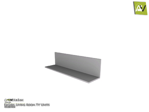 Sims 3 — Escuda Wall Shelf by ArtVitalex — - Escuda Wall Shelf - ArtVitalex@TSR, Dec 2018